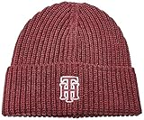 Tommy Hilfiger Damen Feminine PREP Beanie AW0AW14032 Gestrickte Mütze, Rot (Rouge), OS