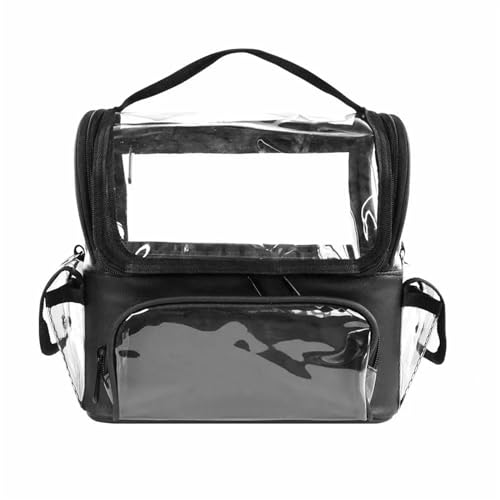 Transparenter Kulturbeutel PVC-Damentaschen, Make-up-Werkzeug-Rucksack, Friseur-Aufbewahrung, transparente, wasserdichte Reisetasche