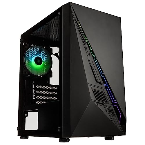 Kolink Inspire K2 Plus ARGB Micro-ATX-Gehäuse, Tempered Glass - schwarz (INSPIRE K2 PLUS ARGB)