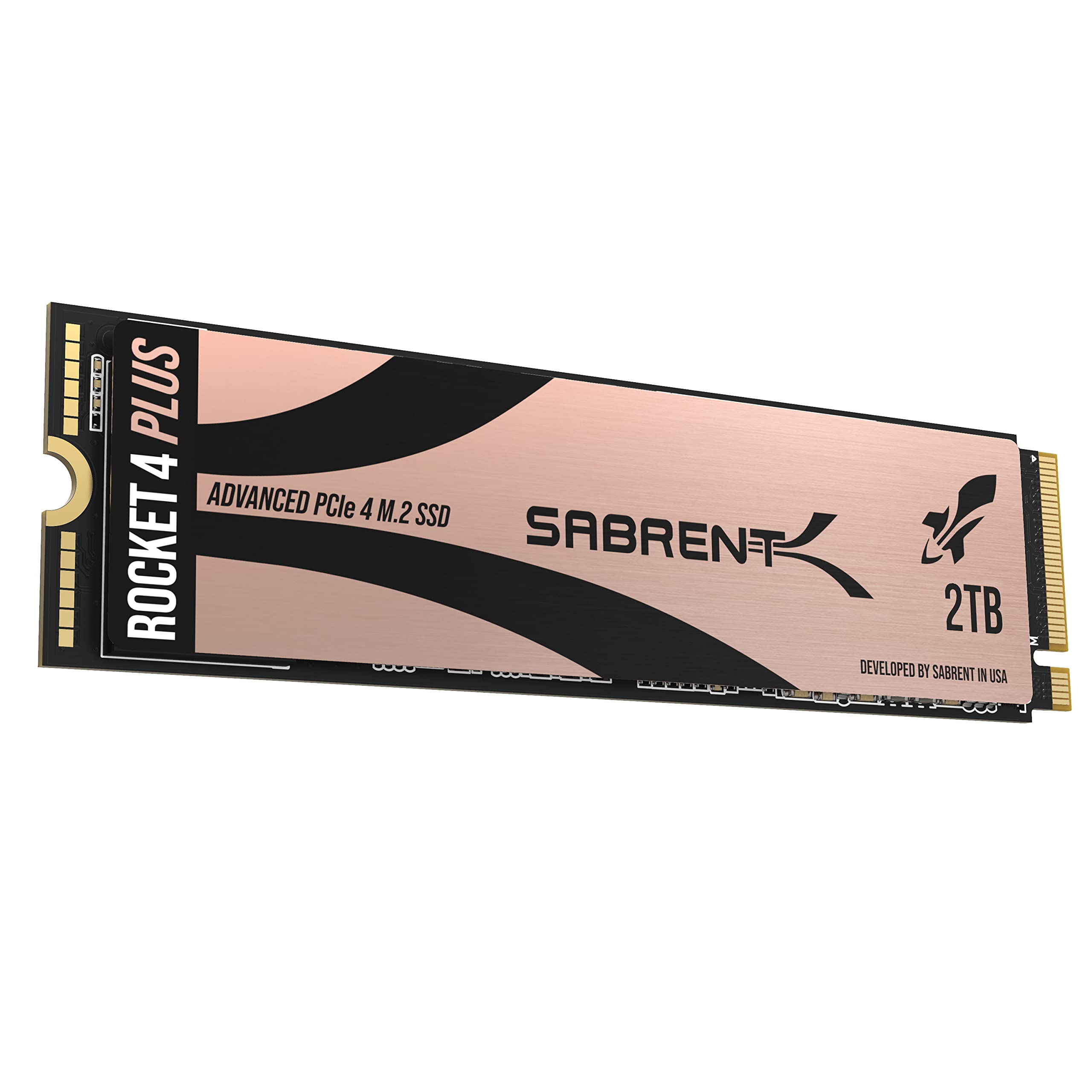 SABRENT M.2 NVMe SSD 2TB Gen 4, Internes Solid State 7100 MB/s Lesen, PCIe 4.0 intern Festplatte Für Gamer, kompatibel mit Playstation 5, PS5 Konsole, PCs, NUCs Laptops und desktops (SB-RKT4P-2TB)