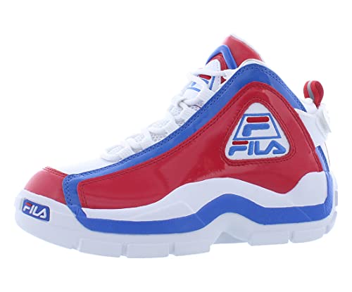 Fila Boy's Grant Hill 2 (Big Kid) White/Fila Red/Prince Blue 7 Big Kid M