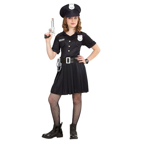 W WIDMANN MILANO Party Fashion - Kinderkostüm Polizistin, Kleid, Cop, Polizei Uniform, Faschingskostüme