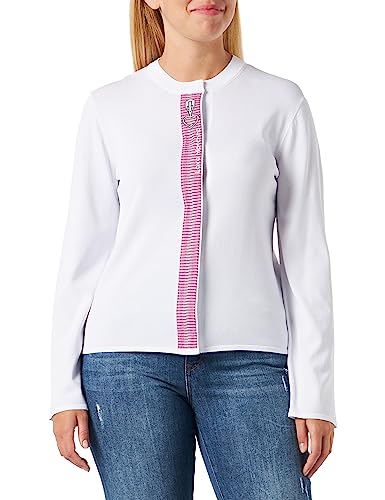 Love Moschino Women's Cardigan Jacket, Optical White, 42