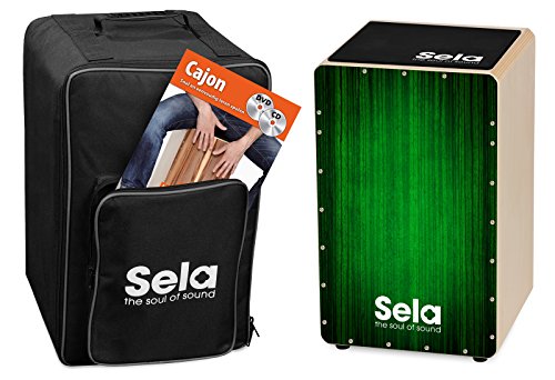 Sela SE 149 NL Varios Green Cajon Bundle mit Rucksack, Sitzpad, niederländischer Anfängerschule, CD und DVD