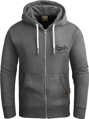 Grin&Bear Hoodie Herren Sweatshirt GEC603 Anthrazit M