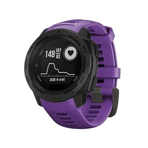 IOTUP Ersatz-Armband für Garmin Instinct Sport, 22 mm, aus Silikon, schnell anzubringen, Zubehör, For Instinct, Achat