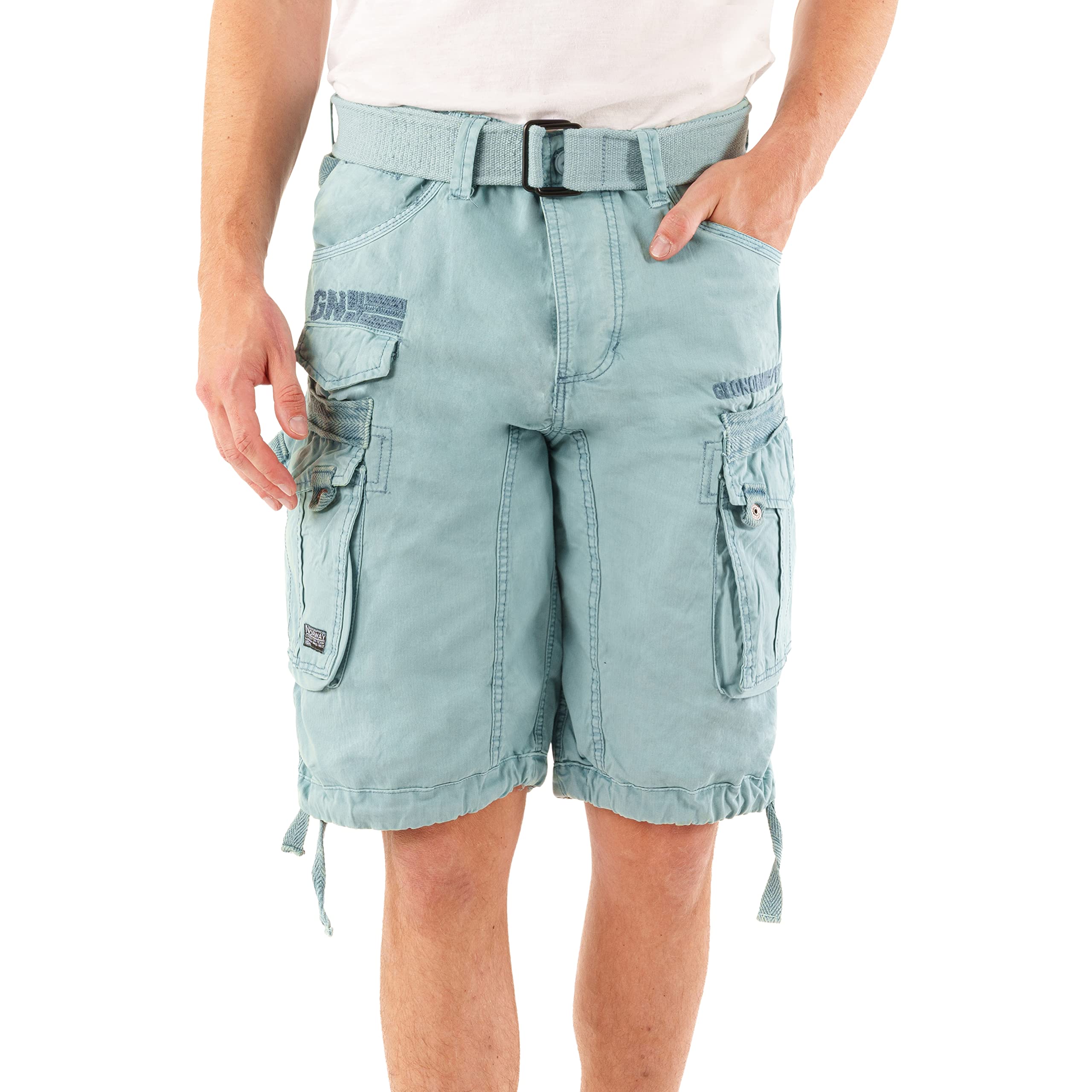 Geographical Norway Herren Cargo Short People (XXX Large, Gelb)