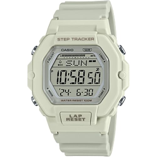 Casio Collection Digitaluhr Schrittzähler Beige LWS-2200H-8AVEF