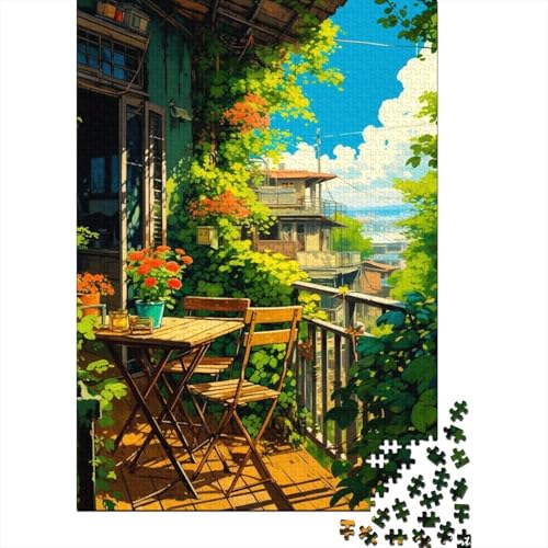 1000 Teile für Erwachsene, schwierige Puzzles, Feldlandschaft, Holzpuzzle für Erwachsene und Jugendliche als Geburtstagsgeschenk für Erwachsene, Jungen und Mädchen 29,53x19,69 Zoll