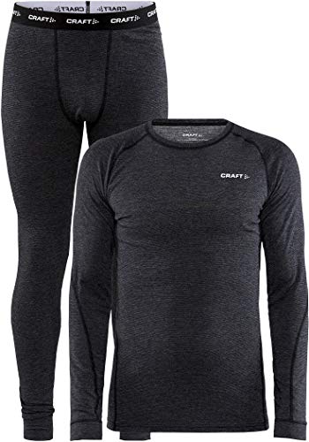 Craft Core Wool Merino Baselayer Set Herren schwarz Größe L 2021 Unterwäsche Set