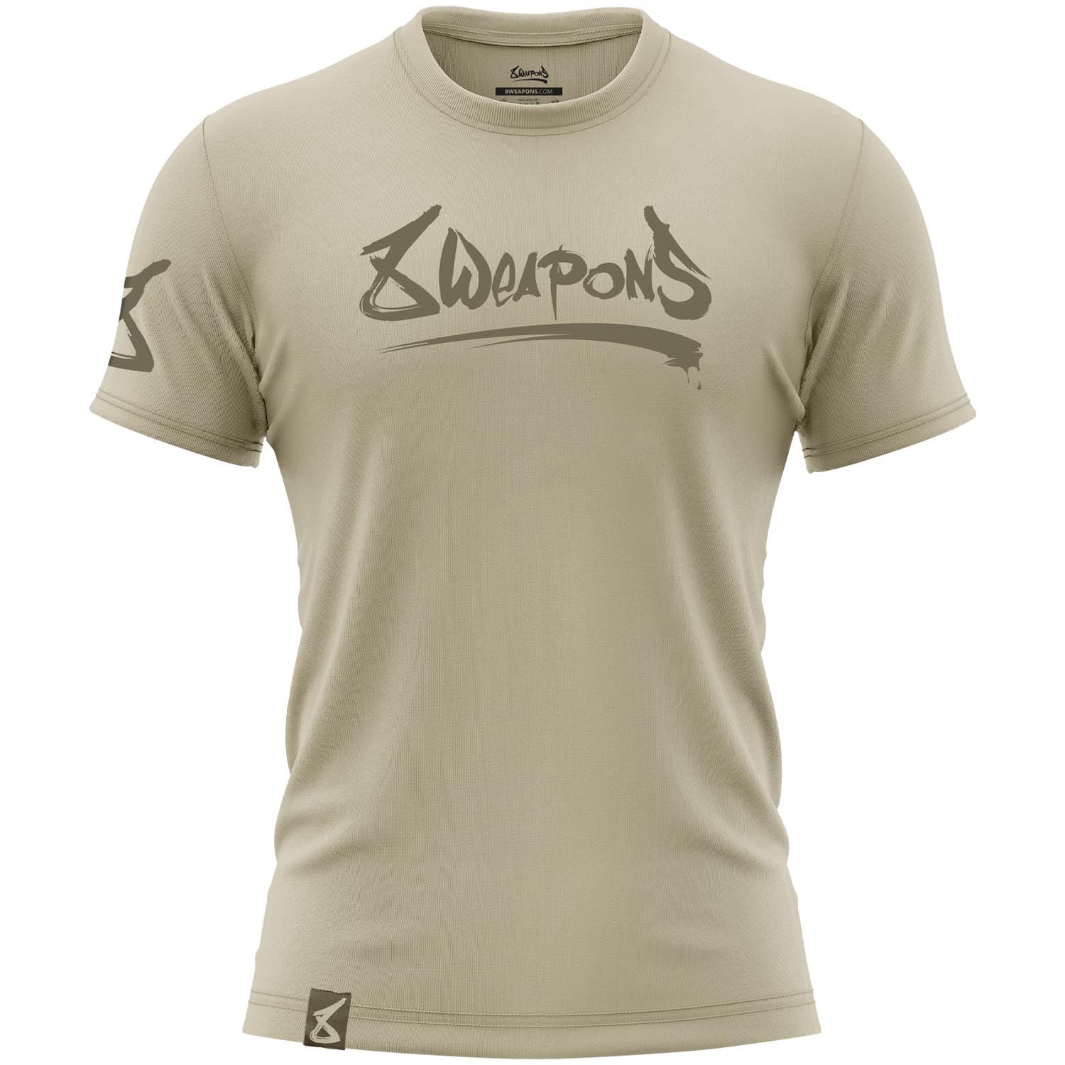 8 WEAPONS T-Shirt, Unlimited 2.0, Sand (M)