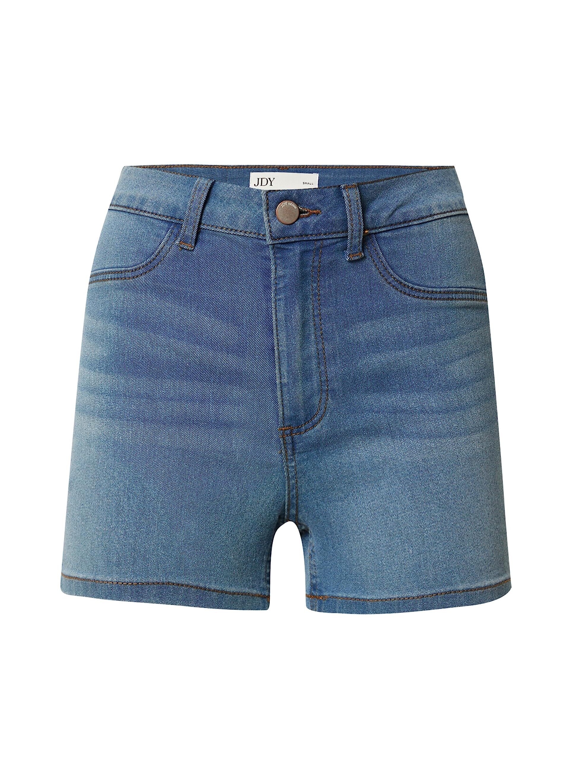 JdY Damen JDYTULGA HW LB DNM NOOS Shorts, Light Blue Denim, M