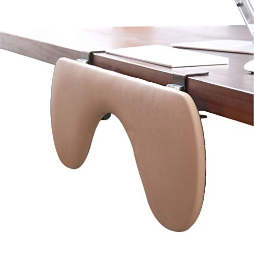 Tastaturauszug Faltbar Tastaturablage Unterarmstütze, Ergonomics Schreibtisch Tastatur Handgelenkauflage Armauflage Tabelle Mounted Armlehne Regal Elbow Ablageständer,Beige,Einheitsgröße