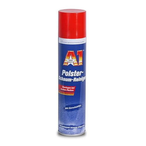 PRAKTISCHES SET 2 x 400ml A1 Dr WACK PREMIUM POLSTER SCHAUMREINIGER Polsterreiniger Polsterschaumreiniger geeignet für Polsterstoffen Velourspolstern Alcantara Dachhimmel Vinylverkleidungen