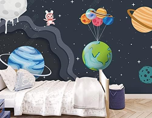 Handbemalte Wand Mit Kosmischem Raketenmuster 3D Tapeten Wanddekoration Fototapete Sofas Wohnzimmer Wandbild Schlafzimmer-350cm×256cm