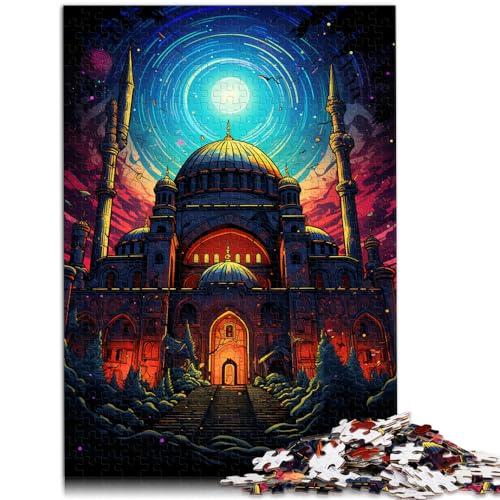 Spielzeug-Puzzle Turkiye Hagia Sophia Puzzle | Puzzle 1000 Teile für Erwachsene, Holzpuzzle, interessantes Puzzle zur Stressreduzierung, 1000 Teile (50 x 75 cm)