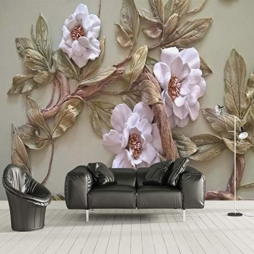 Geprägter Blumenbaum 3D Tapeten Wanddekoration Fototapete Sofas Wohnzimmer Wandbild Schlafzimmer-430cm×300cm