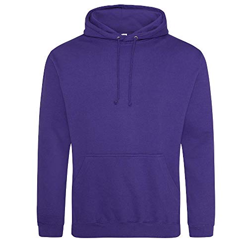 Just Hoods - Unisex College Hoodie/Ultra Violet, 3XL