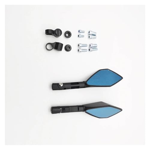 Motorradzubehör Aluminium-Rückspiegel Seitenspiegel Für Aprilia Für Tuono Für Mana Für Dorsoduro Für Shiver Motorradspiegel-Set(Kurz)