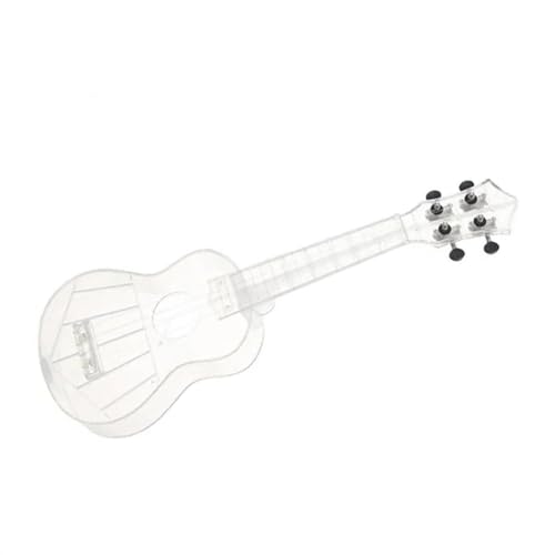 21-Zoll-Ukulele, Transparentes Material, Integrierte, Leichte, Farbige Kleine Ukulele-Gitarre Ukulele Einsteiger Kit (Color : 03)