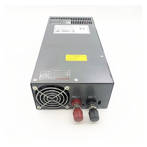 1500 W Schaltnetzteil AC zu DC 0–12 V, 24 V, 36 V, 48 V, 60 V, 72 V, 80 V, 90 V, spannungseinstellbar, SMPS PSU, CCTV-Induktions-LED-Treiber.(110V,36V)