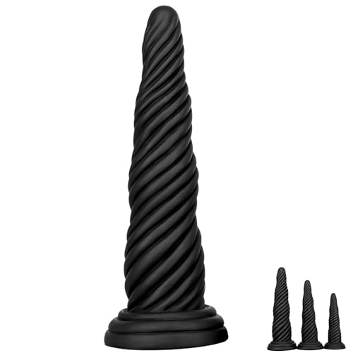 Analplug 3 Größen Buttplug Set Analsexspielzeug Silikon,Butt Plug Analplug für Frauen und Männer, Anal Plug für Anfänger und Fortgeschrittene Sex Spielzeug für Paare Plug Sexspielzeug Set (L,Black)