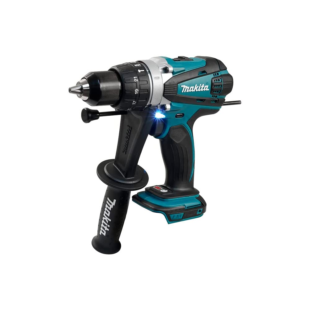 Makita DHP458Z Bohrmaschine Schlagschrauber 18 V Li-Ion Ø 13 mm + 1 x BL1840B + MAKPAC