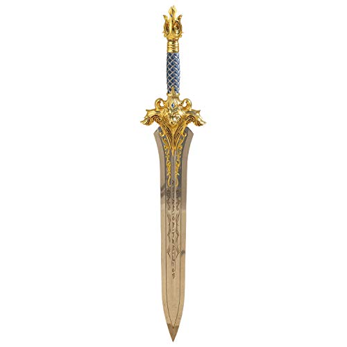 THIRD Schwert of World of Warcraft Nachbildung von King Llane's in Edelstahl und Metallgriff mit 51 cm Klinge - Dekorative Nachbildung ohne Schärfe