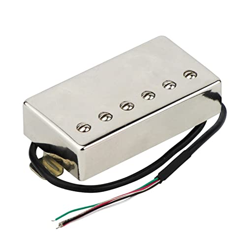 ZENGXUE Vintage Alnico 5 E-Gitarren-Humbucker-Pickup-Brücke Chrome Für Lp. Gitarre Humbucker Tonabnehmer Set