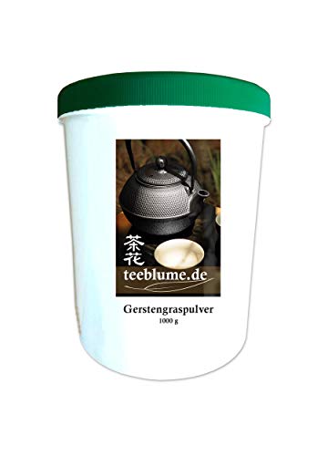 teeblume Gerstengraspulver, Qualität aus deutschem Anbau, 1kg, 100% rein