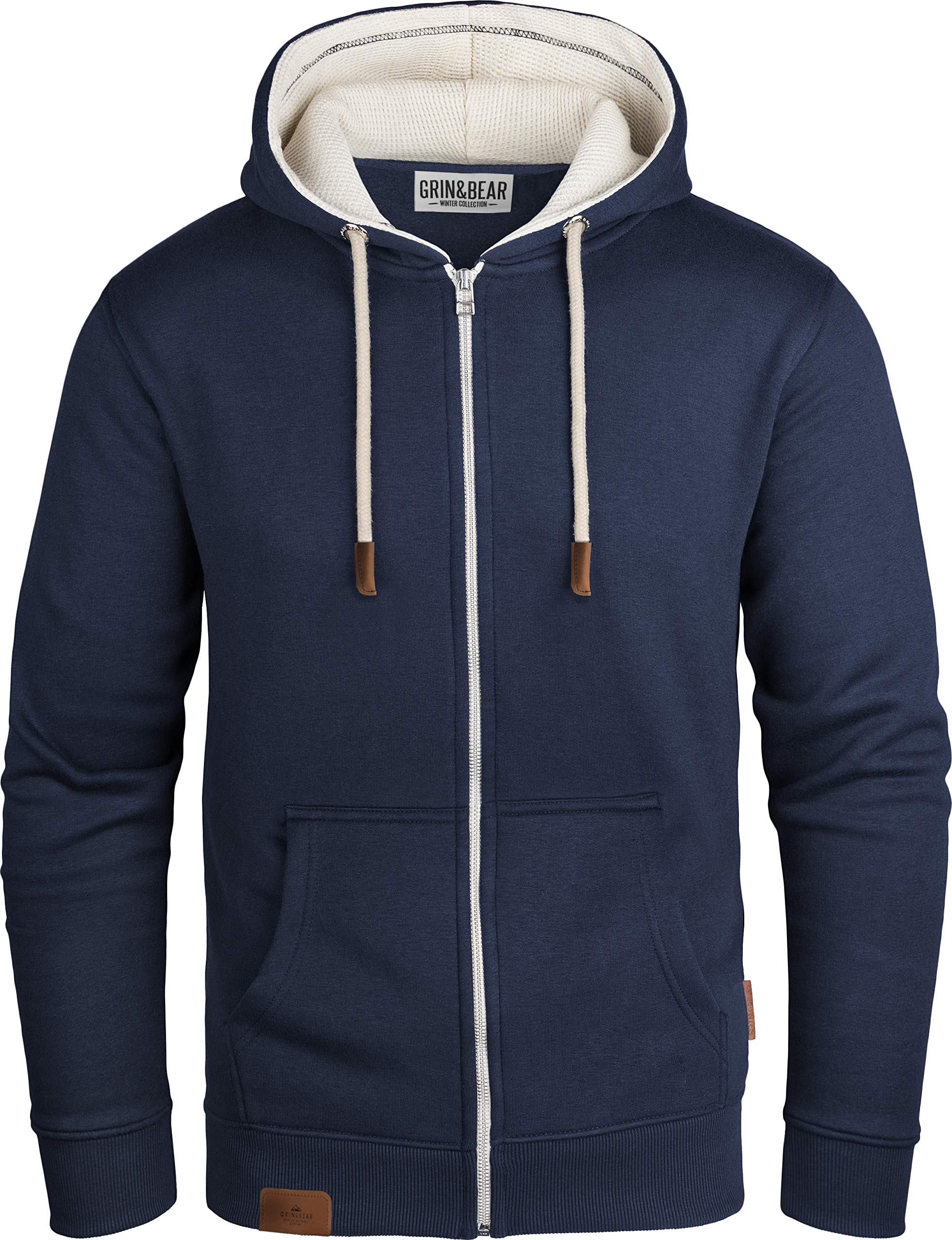 Grin&Bear Herren Kapuzenjacke Navy2, M, GEC490