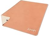 Joop! Uni Doubleface Wohndecke Apricot-Sand, 150x200 cm