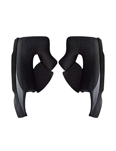 ON BOARD LEVEL HELMENTS Cheek Pads Motorradhelm Level LFC1, Unisex, XL, Schwarz