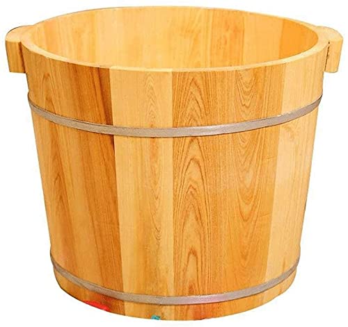 Fußbadewanne aus Holz, Fußbadewanne aus Holz, Fußbadewanne aus Holz, Pedikürebecken, Akupunkturpunkt-Massage-Fußwanne, Haushaltsisolierung, gedämpft, Geschenk für die Gesundheitsfürsorge für ältere