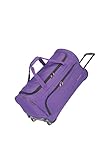 travelite Trolley Reisetasche mit Rollen, Sporttasche BASICS FRESH, Weichgepäck Rolltasche mittelgroß im sportlichen Design, 71 cm, 89 Liter