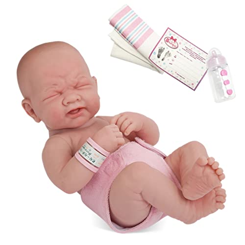 La Newborn Boutique - Realistische 35,6 cm anatomisch korrekte Jungen Baby Puppe - First Tear aus Vynil entwickelt von Berenguer