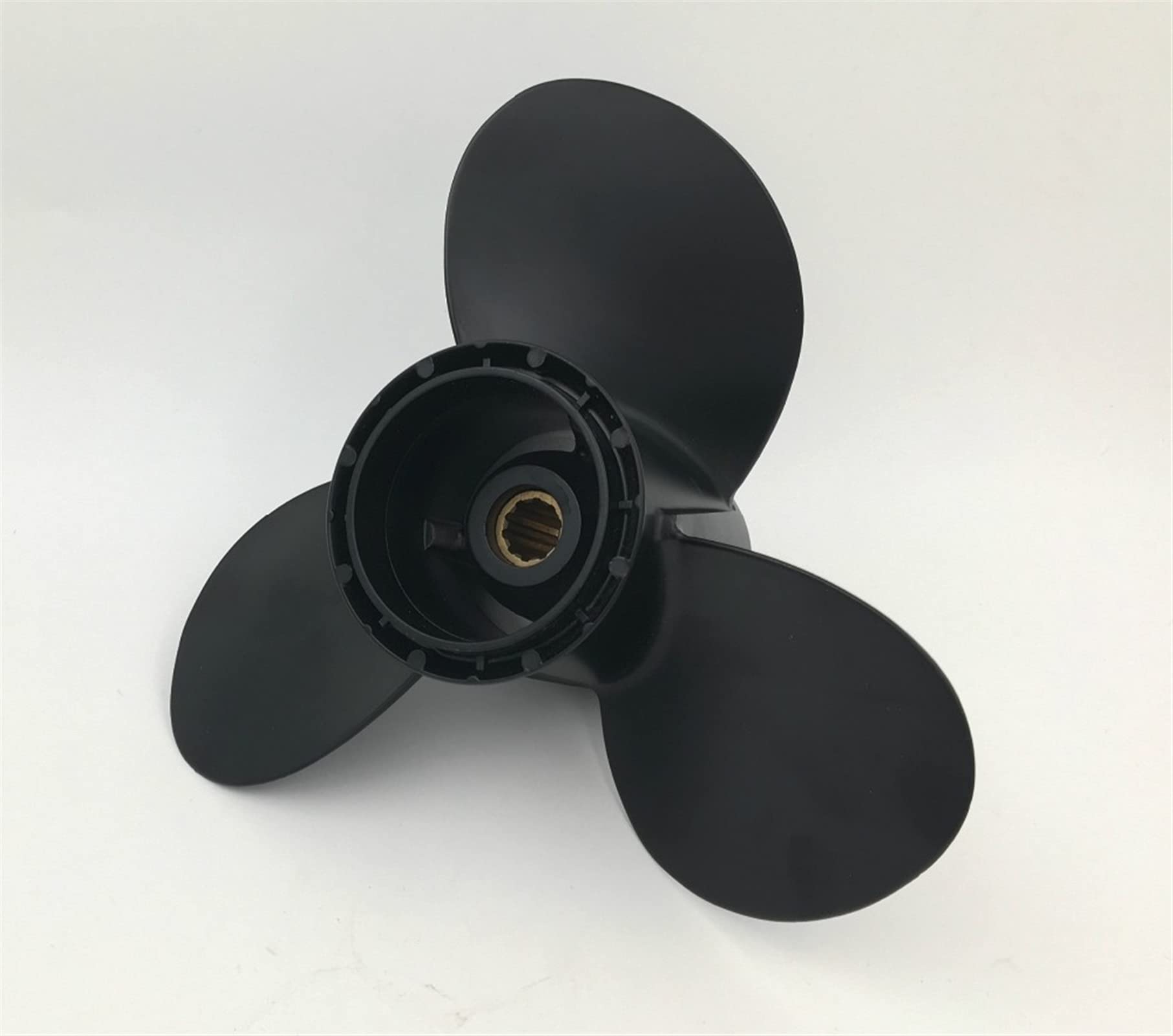 Jodriva 10 1/2x11 15hp-35hp, for Johnson-Propeller. 14-Zahn-Spline-Aluminiumpropeller, for Johnson-Bootspropeller Bootspropeller