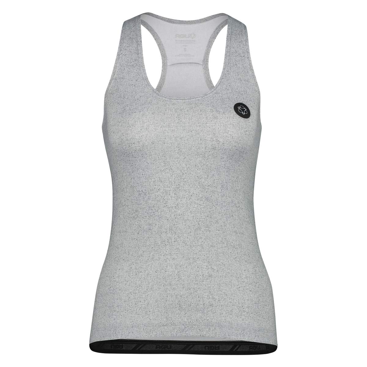 AGU Melange Racertop Essential Damen Iron Grey L