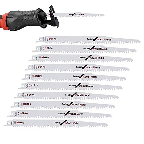 BE-Tool Säbelsägeblätter R1021L 240 mm lang Hartstahl HCS 10 Stück