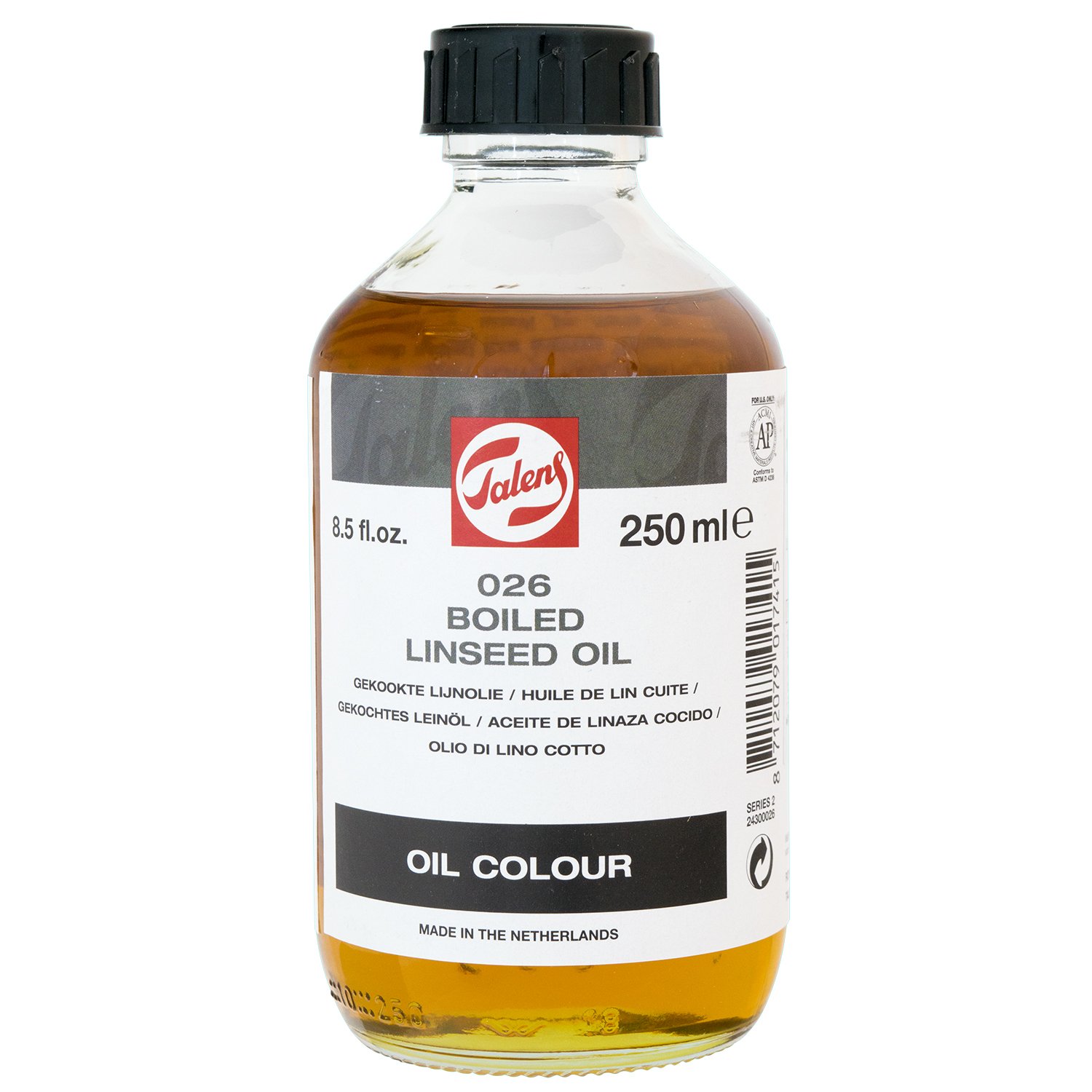 LINSEED OIL BOILED - 250ml by Talens