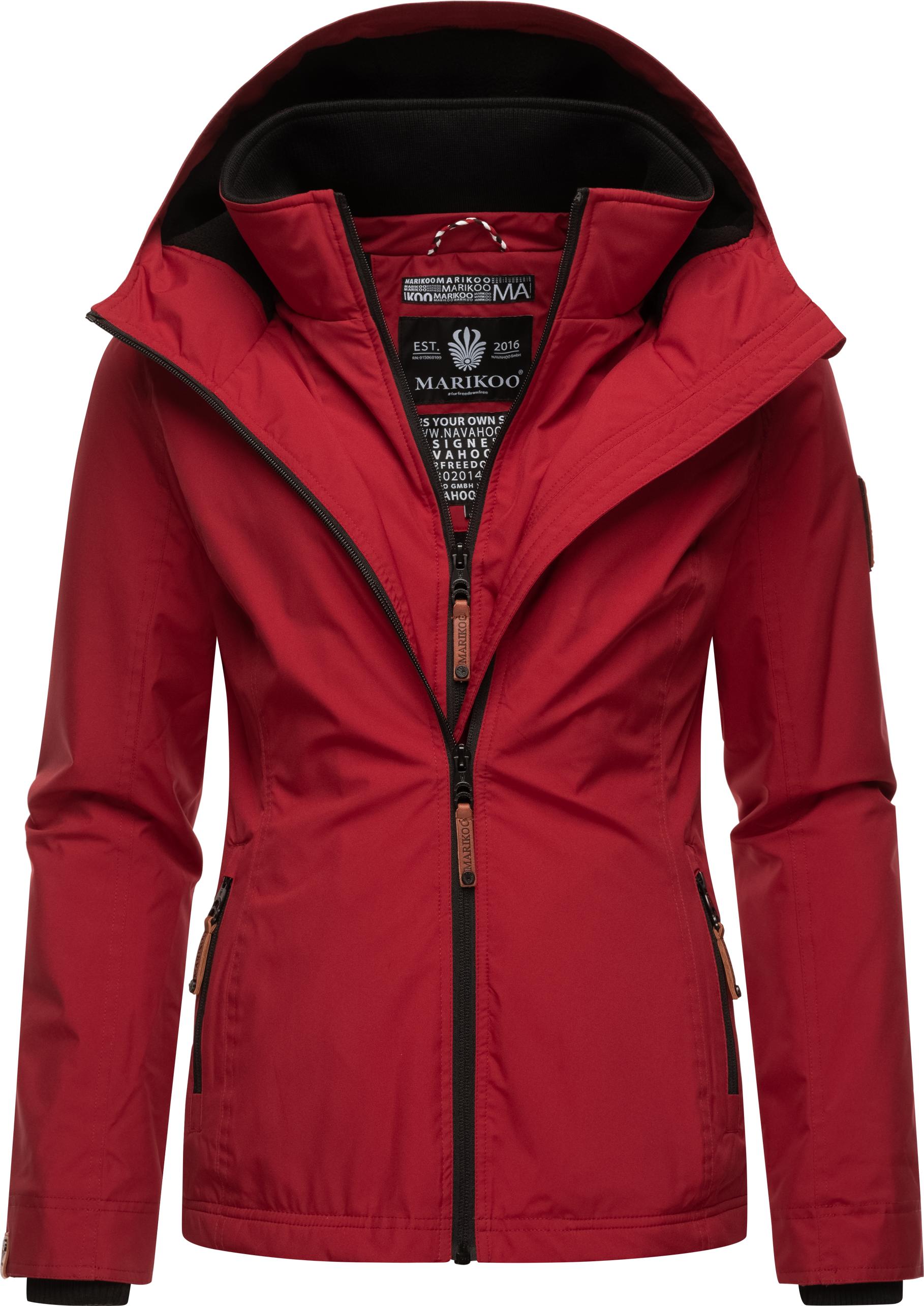 Marikoo Outdoorjacke "Erdbeere", mit Kapuze, sportliche Funktionsjacke mit Kapuze