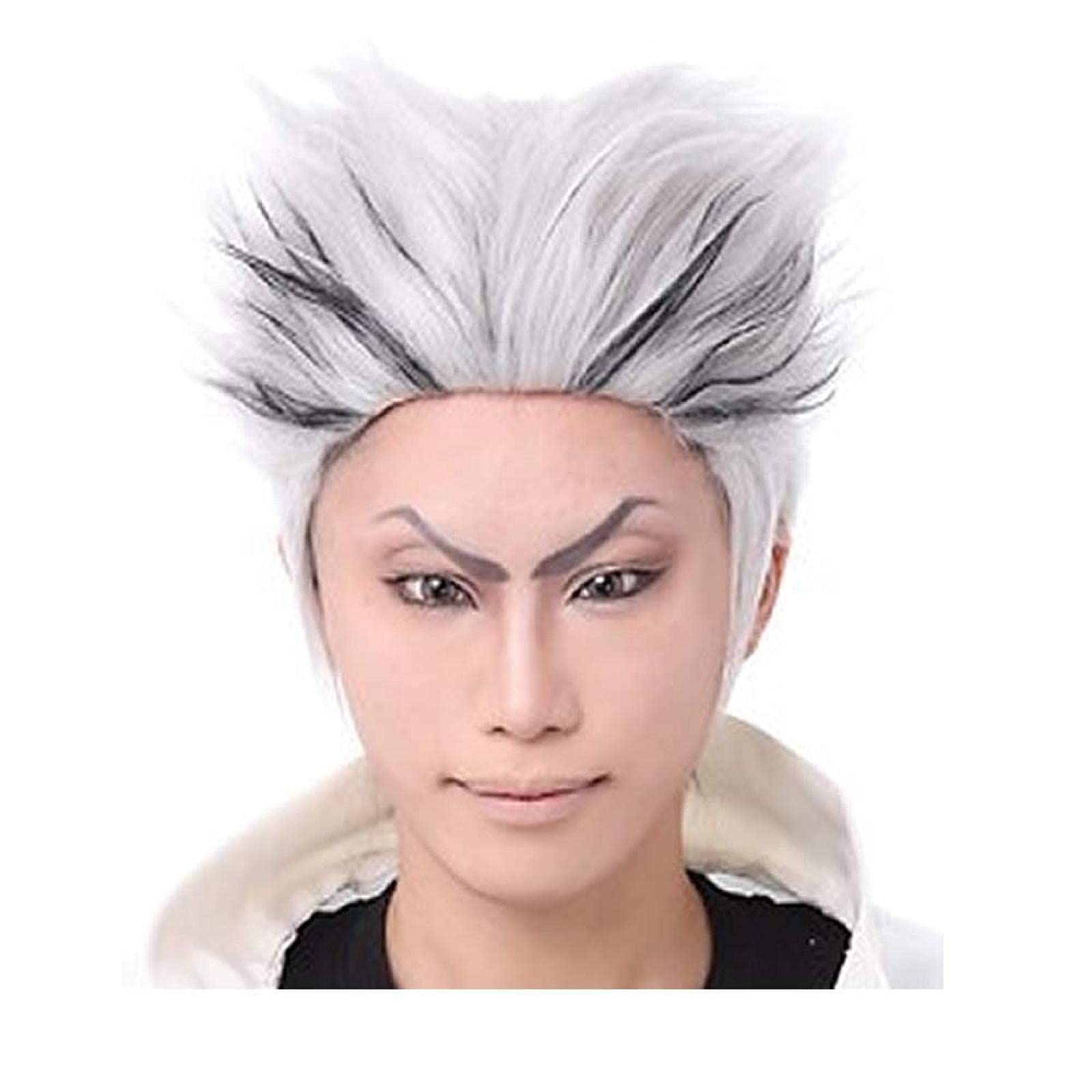 Anime cosplay perücke Kosnachle Kotaru Bokuto Perücke Anime Haikyuu Cosplay Kostüm weißes kurzes Haar