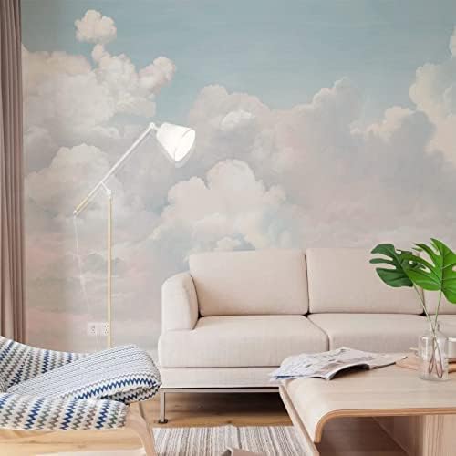 Einfache Wolken Ölgemälde 3D Tapeten Wanddekoration Fototapete Sofas Wohnzimmer Wandbild Schlafzimmer-400cm×280cm