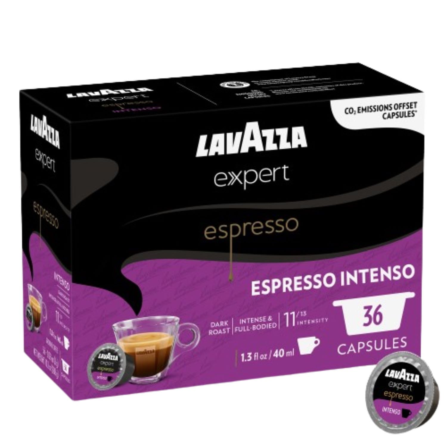 Lavazza Expert Espresso Gusto Intenso Kapseln (36 Kapseln), Expert Espresso Gusto Intenso, 36 Stück