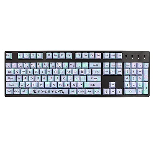 Ukbzxcmws PBT Tastenkappen 1112 Tasten OEM Tastenkappe Für 61/87/104/108 MX Switch Mechanische Tastaturen Tastenkappen Für EIN Besseres Spielerlebnis Mechanische Tastaturen Kit