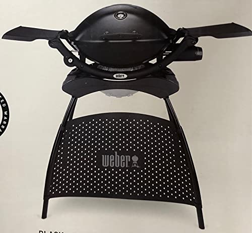 Weber Gasgrill Q 2200 Schwarz mit 1 Brenner und Standgestell