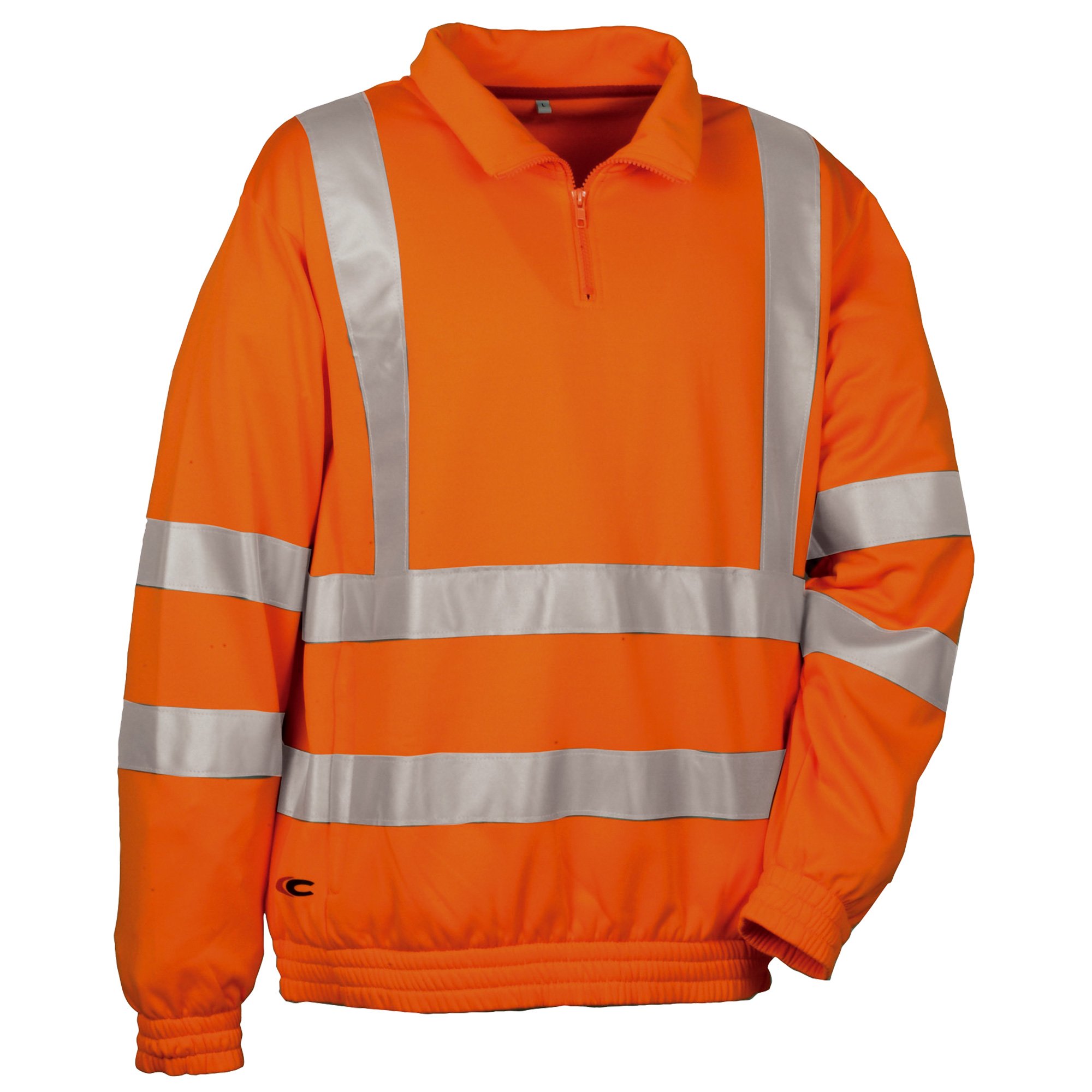 Cofra Warnschutz Pullover Route V112-1 Troyer XXL, in Signalfarbe orange, 40-00V11201-XXL