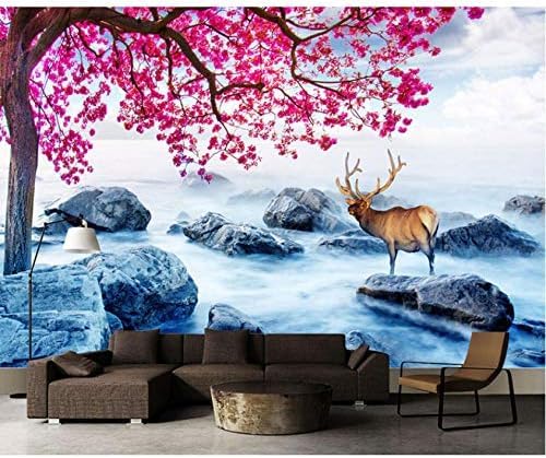 XLMING Traumlandschaft 3D Tapeten Home Esszimmer Sofa Schlafzimmer Wohnzimmer TV Hintergrund-300cm×210cm