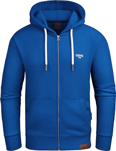 Grin&Bear Hoodie Herren Hoodie Sweatjacke GEC607 Blau L