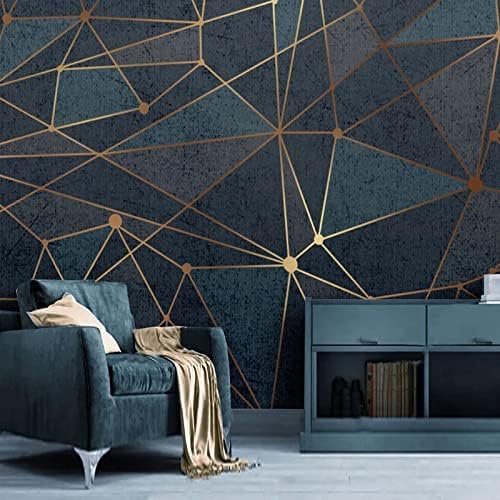 XLMING Minimalistisch Abstrakt Kreativ Geometrische Linien 3D Tapete Home Dekoration Wohnzimmer Sofa Schlafzimmer Tv Hintergrund Wand-430cm×300cm